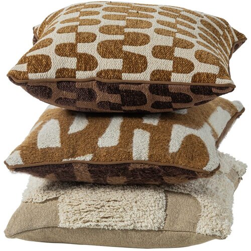 WOOOD Okrasne blazine v kompletu 3 ks iz &amp;scaron;enilje 45x45 cm Fayden &amp;ndash; Slike