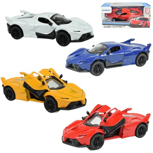 Magic Toys Die-Cast: Kovinsko luksuzno &scaron;portno avto z odpirajočimi vrati, v različnih različicah 12cm 1db Cene