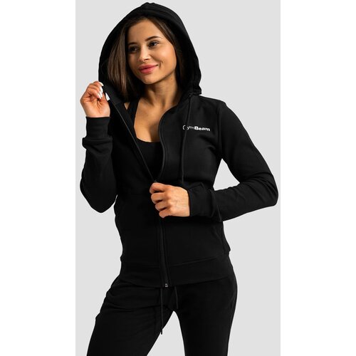 GymBeam Ženska dukserica Limitless Zip Up Black Slike
