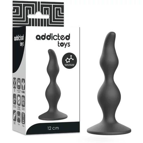 Addicted Toys ANAL SEXUAL PLUG 12CM BLACK