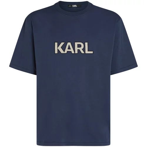 Karl Lagerfeld Majica bež / modra