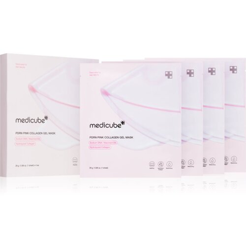 MEDICUBE PDRN Pink Collagen Gel Mask lifting in učvrstitvena maska s kolagenom 4x28 g Cene