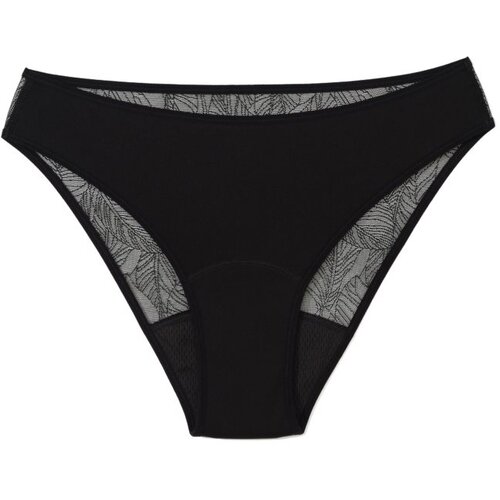 Snuggs Lace Brief Recycled Nylon Black menstrualne hlačke iz blaga velikost S 1 kos Cene