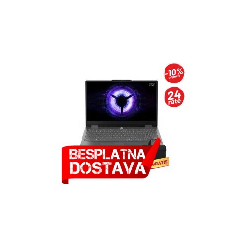 Lenovo Gaming laptop LOQ Essential 15ARP10, 15.6", Ryzen 7 7735HS, 16GB, 1TB, RTX 3050 6GB Cijene