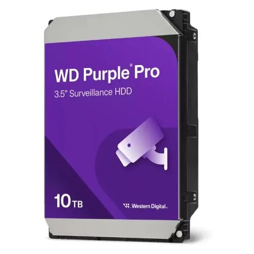 Western Digital HDD 10TB WD102PURP SATA3 7200RPM 512MB Purple Pro Cene