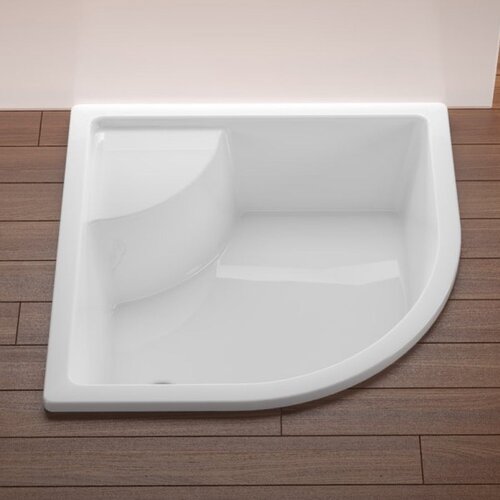 Ravak A217001020 Sabina 90 x 90 cm polkrožna tuš kad iz sanitarnega akrila Cene