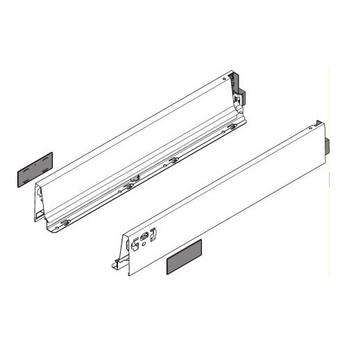 Blum Tandembox Antaro stranica siva Cene