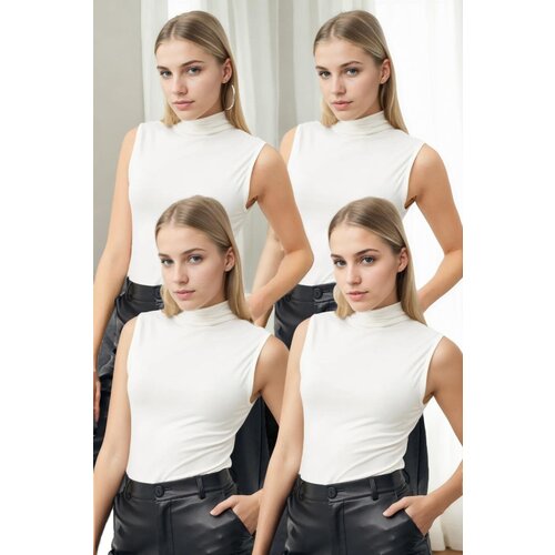 Dewberry 45246 4-Piece Sleeveless Body Set-WHITE Cijene