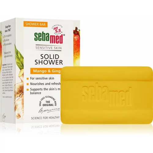 Seba Med Sensitive Skin Solid Shower syndet za prehrano in hidracijo dišave Mango & Ginger 100 g