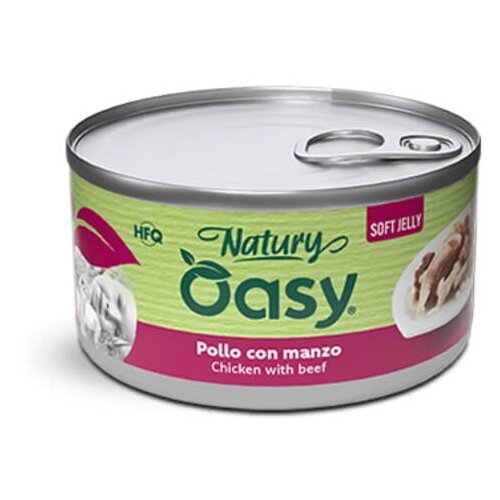 Oasy Cat Natury Adult fileji v želeju, konzerva - pi&scaron;čanec in govedina 150 g Cene