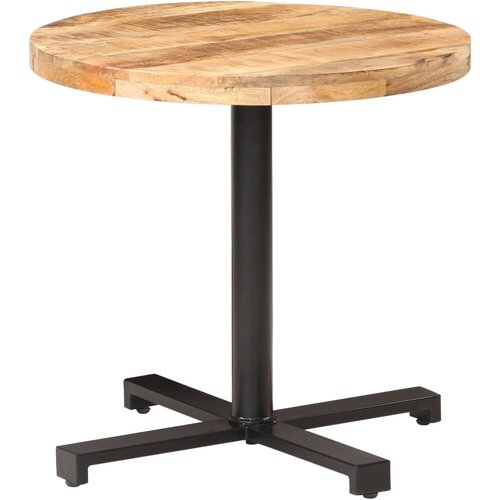 vidaXL Bistro miza okrogla Ø 80x75 cm robusten mangov les Cene