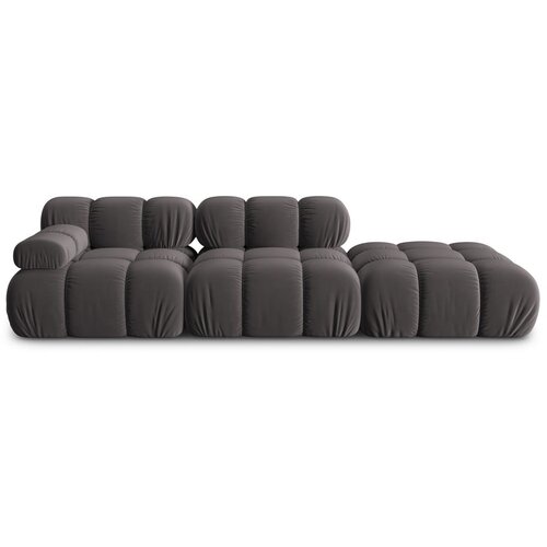 Micadoni Home Tamno siva baršunasta sofa 282 cm Bellis – Cijene