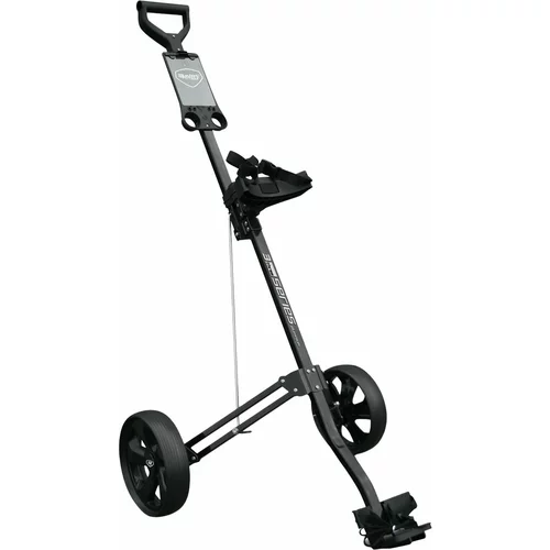 Masters Golf 3 Series Aluminium 2 Wheel Pull Trolley Black Ročni voziček za golf