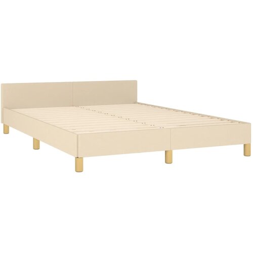  Okvir za krevet bez madraca tamnosivi 140 x 200 cm od tkanine Slike
