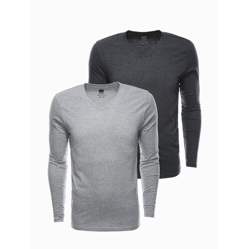 Ombre Clothing Men&amp;#039;s plain longsleeve - mix 2 Slike