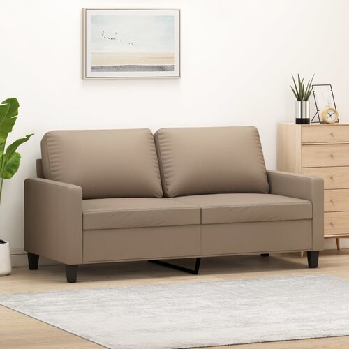  Dvosjed od tkanine cappuccina 140 cm od umjetne kože Slike