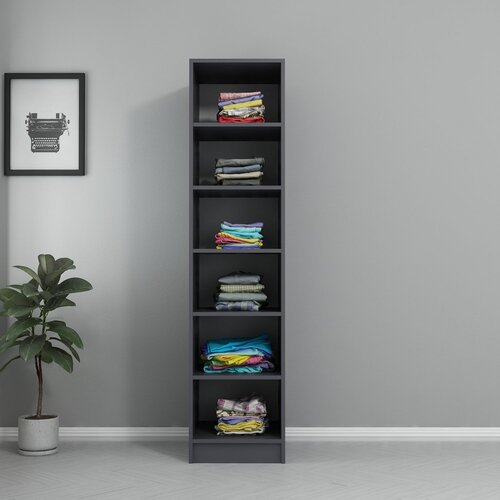 Hanah home Ormar kale 45x210x52cm Antracit Cene