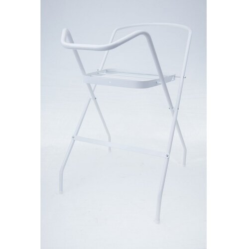 Tega Metalni stalak za kadicu sa korpom 86cm Beli Slike