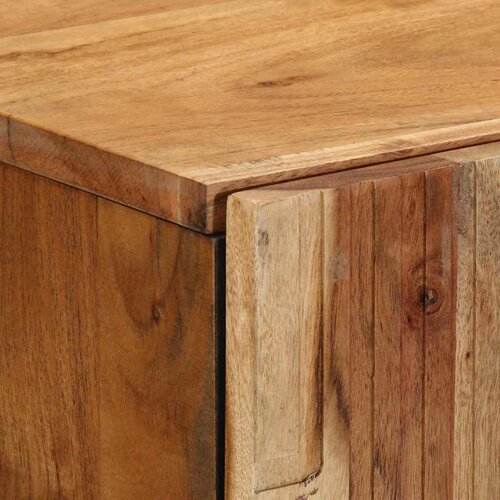  Highboard s ladicama Smeđa 60 x 33,5 x 100 cm Čvrsto drvo manga Slike