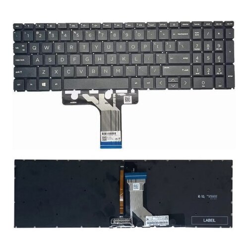  Tastatura za laptop HP Pavilion 15-EH 15Z-EH series mali enter backlight crna Slike