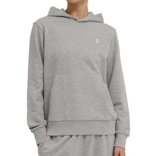 Hummel ženski duks HMLPULSE CO REGULAR W SWEAT HOODIE, Sivi Cene