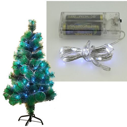  Novogodišnje lampice Led svetleći niz 2m Hladno bela 181403 Cene