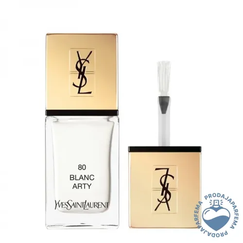 Yves Saint Laurent La Laque Couture (N°80 Blanc Arty) lak za nokte 10ml