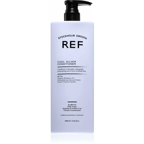 REF Cool Silver Conditioner hidratantni regenerator za neutralizaciju žutih tonova 1000 ml