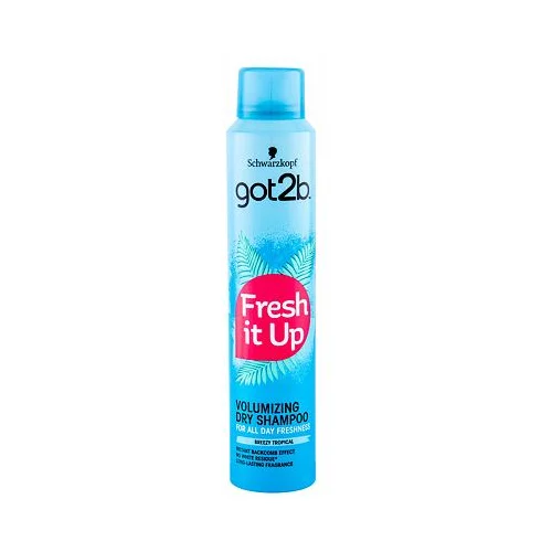 Schwarzkopf Got2b fresh it up volumizing suh šampon za volumen s tropskim vonjem 200 ml za ženske