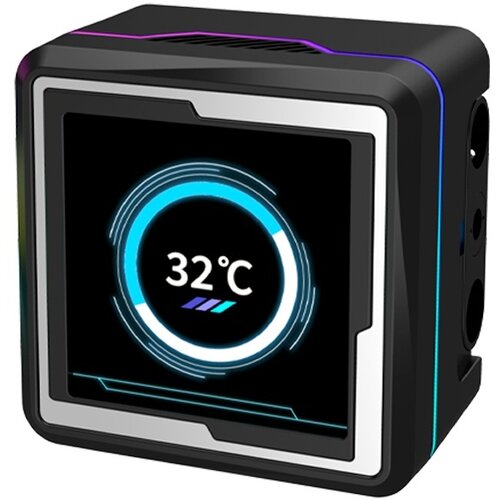Raidmax LM240 ARGB CPU LIQUID COOLER WITH ANIMATION DISPLAY - Vodeno hlađenje crno (LM240BK) F Cene