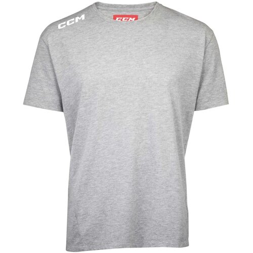CCM Pánské tričko SS Essential Tee Grey Slike