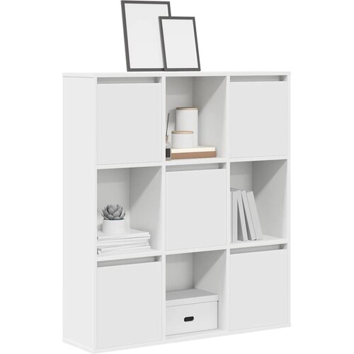  Regal za knjige bijeli 89x24x101,5 cm od konstruiranog drva Cene