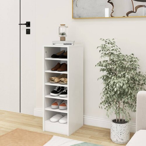 vidaXL ormarić za cipele bijeli 31,5 x 35 x 90 cm od iverice Cijene