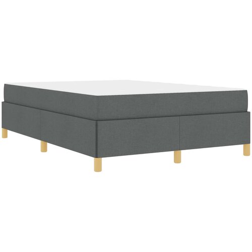  Krevetna konstrukcija Tamno siva 140 x 200 cm tkanina Zagasitosiva Slike