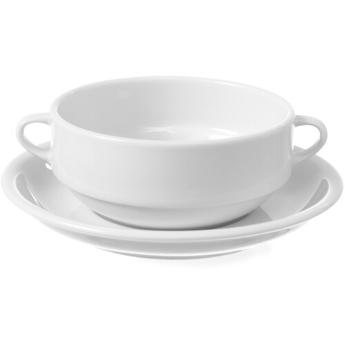 Hendi Porcelanasti krožnik za skodelico za bujon OPTIMA, premer. 170 mm komplet 12 kosov. - 770931, (21096266) Cene