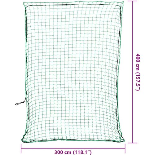 vidaXL mreža za prikolicu s elastičnim užetom zelena 4x3 m PP Cijene
