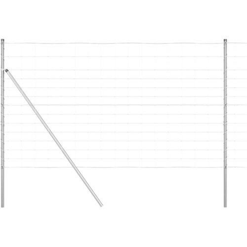  Temeljna zavarena žičana ograda 25 x 1,4 m Pocinčani čelik Slike
