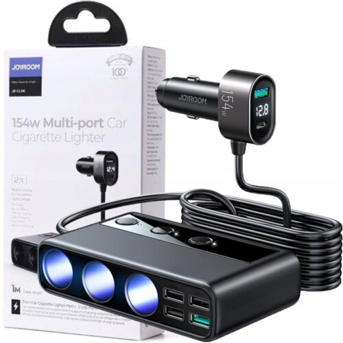 Joyroom AVTO POLNILEC Z VEČ VRATI USB PD154W ZA TABLICE IN TELEFONE S QC3.0, (5000302921) Slike