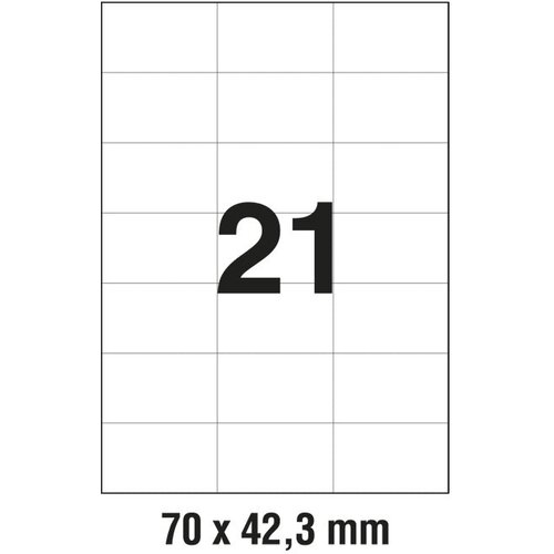  ETIKETE ILK 70X42,3MM PK100L ZWECKFORM 3652 Cene