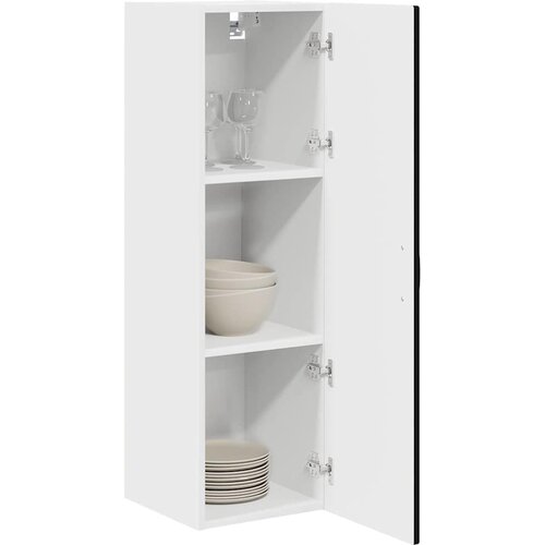  Ormar za Zid Crna 30 x 31 x 100 cm Konstruirano drvo Slike