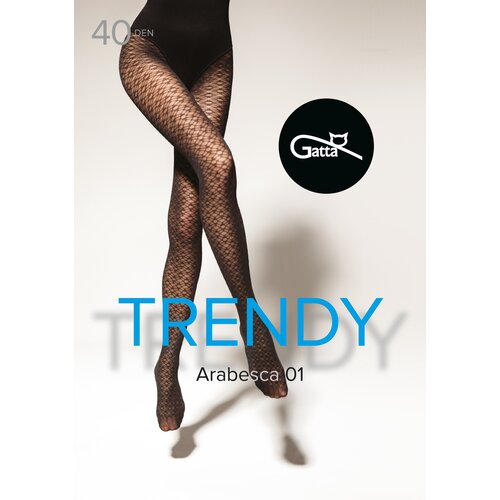 Gatta Arabesca 01 Tights 40 DEN Nero 3-M Cene