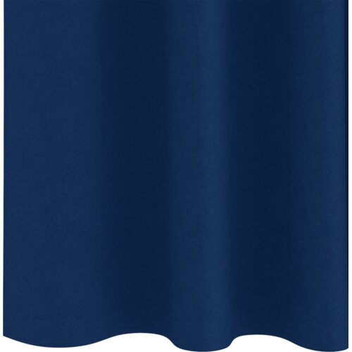 VidaXL Zavjese sa zavjesama 2 pcs Tamno plava 245 x 140 cm Poliester Slike