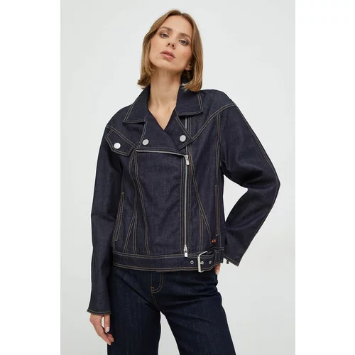 Armani_Exchange Traper jakna za žene, boja: tamno plava, za prijelazno razdoblje