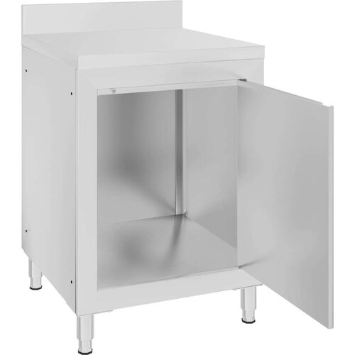 VidaXL Komercijalni radni stol s ormarićem 60 x 60 x 96 cm od čelika Slike