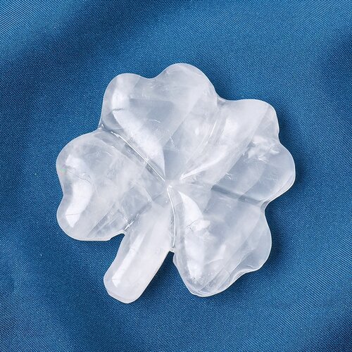 INF Obsidian Crystal Clover - Okras iz naravnega kamna White, (21741486) Cene