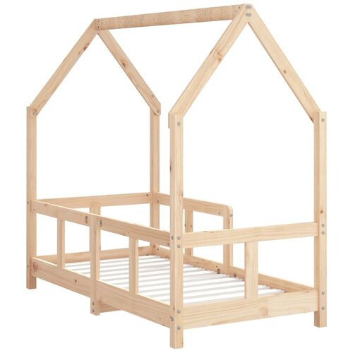  Okvir za dječji krevet 70 x 140 cm od masivne borovine Slike