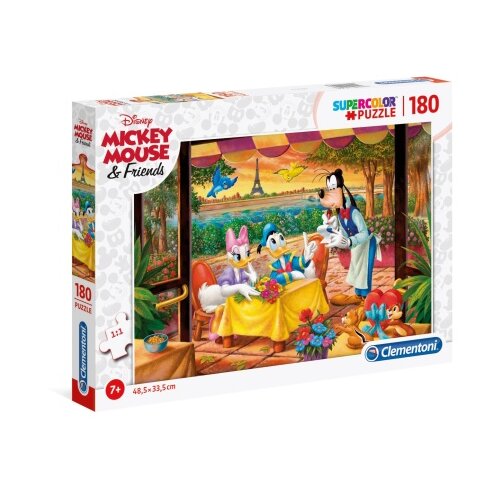 Clementoni puzzle 180 disney mickey mouse and friends ( CL29296 ) Slike