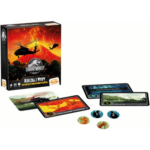 Jurassic World Card Island Escape Card Game Cene