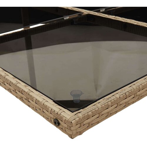 vidaXL 17-dijelni vrtni blagovaonski set od poliratana s jastucima bež Cijene