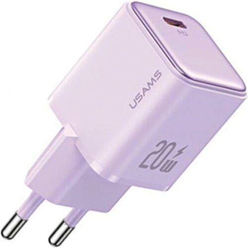 Usams OMREŽNI POLNILEC 1XUSB-C PD20W ZA HITRO POLNJENJE TELEFONOV VIJOLIČEN, (21974779) Cene